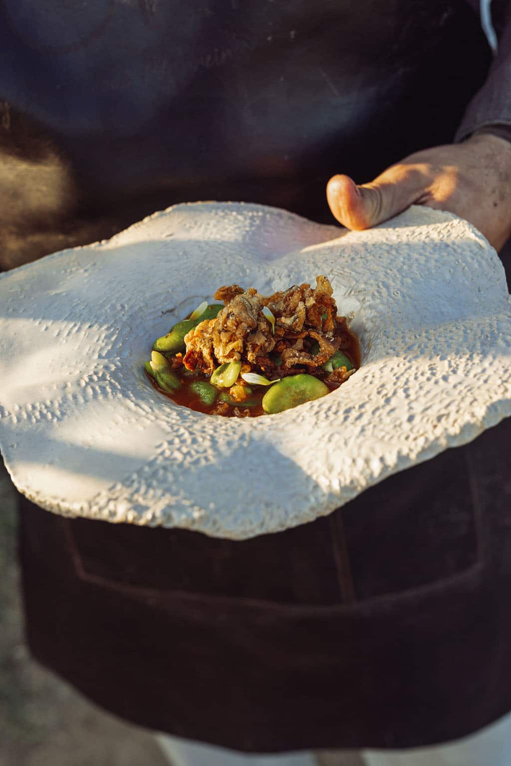 Plate with Madalena Telo’s signature