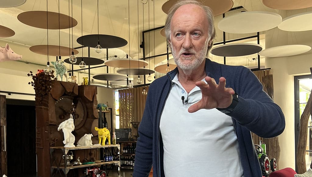 Talking wine: Australian winemaker David Baverstock has been making Portuguese wine since the 1980s – most of it at Esporão