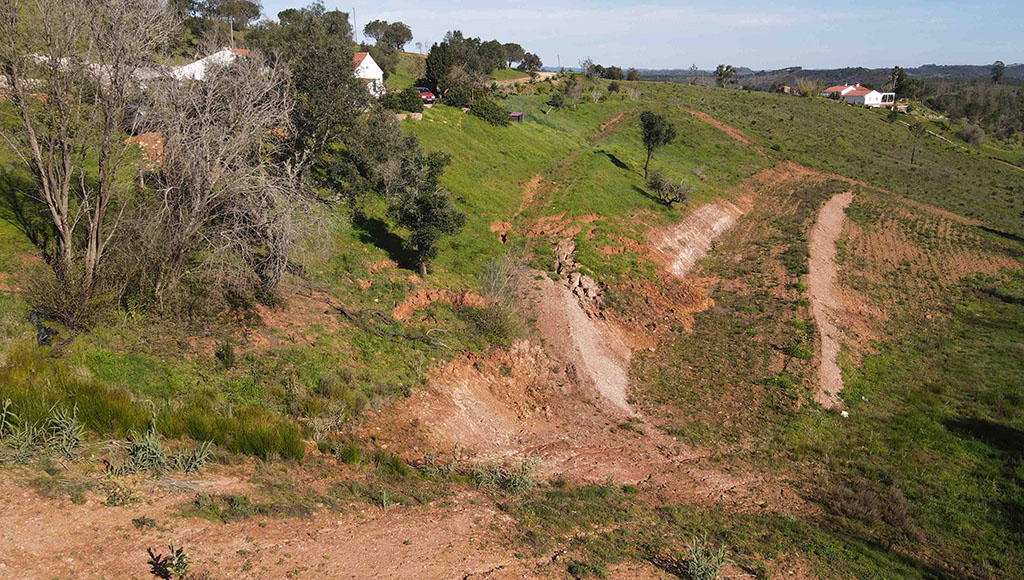 Landslide: a whole section of the hillside has slipped...any idea how to repair this?