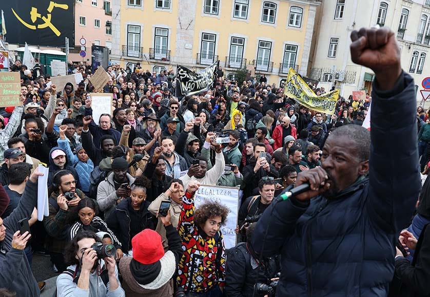 Thousands joined the Vida Justa citizens movement in Lisbon last Saturday to demonstrate against the rising cost of living