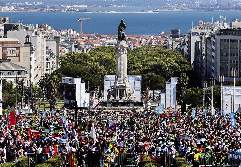 WYD: Pilgrims participate in the World Youth Day