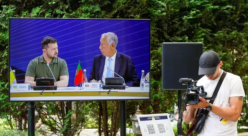 Image from yesterday's Crimea Summit: António Pedro Santos/ Lusa