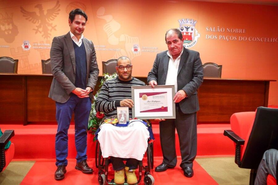 World champion Rui Rodrigues honoured in Albufeira