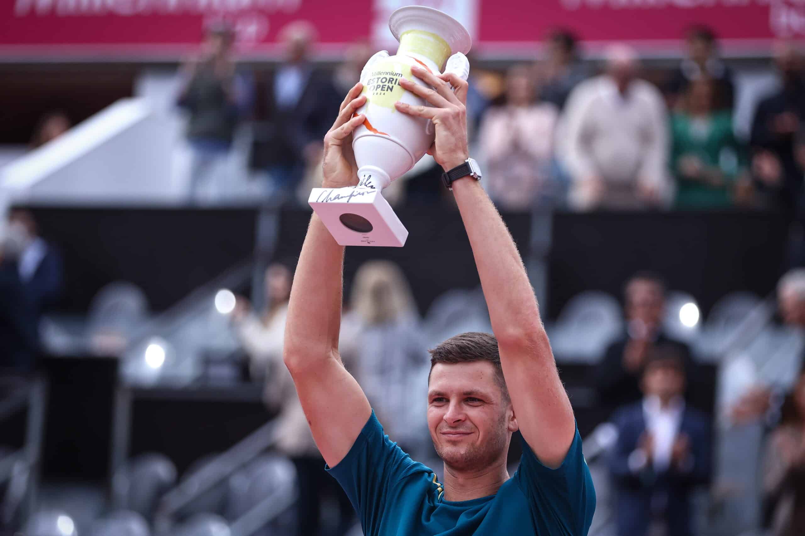 Poland’s Hubert Hurkacz wins Estoril Open