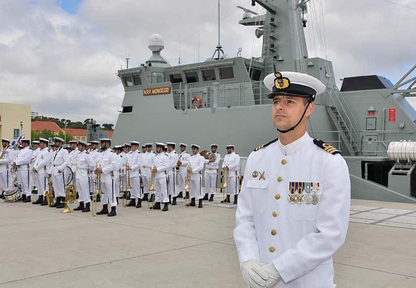 Garrison of the Patrol boat Mondego: image Marinha Portuguesa / Saj Dias