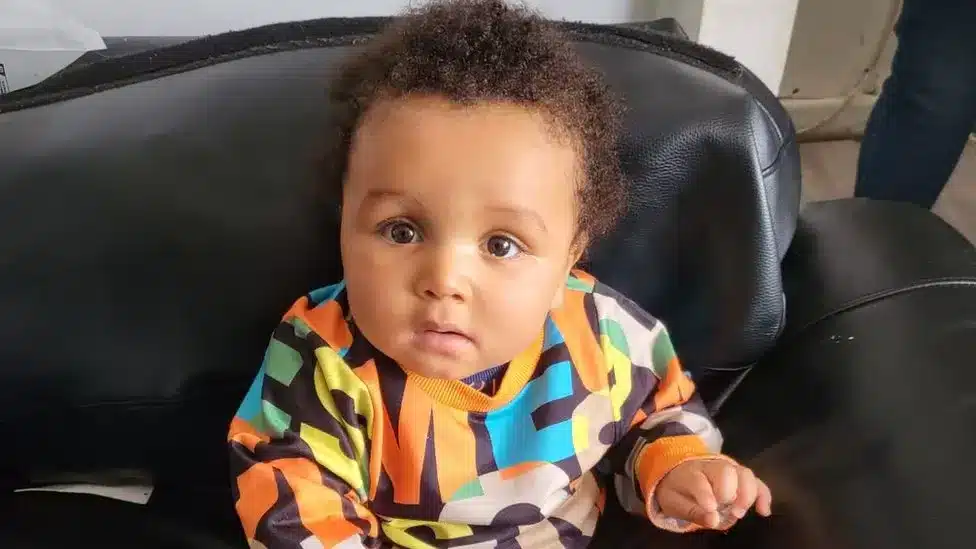 Adonis' mother told the BBC: "He was a baby, he didn't deserve that at all, none of it". Image: a family handout