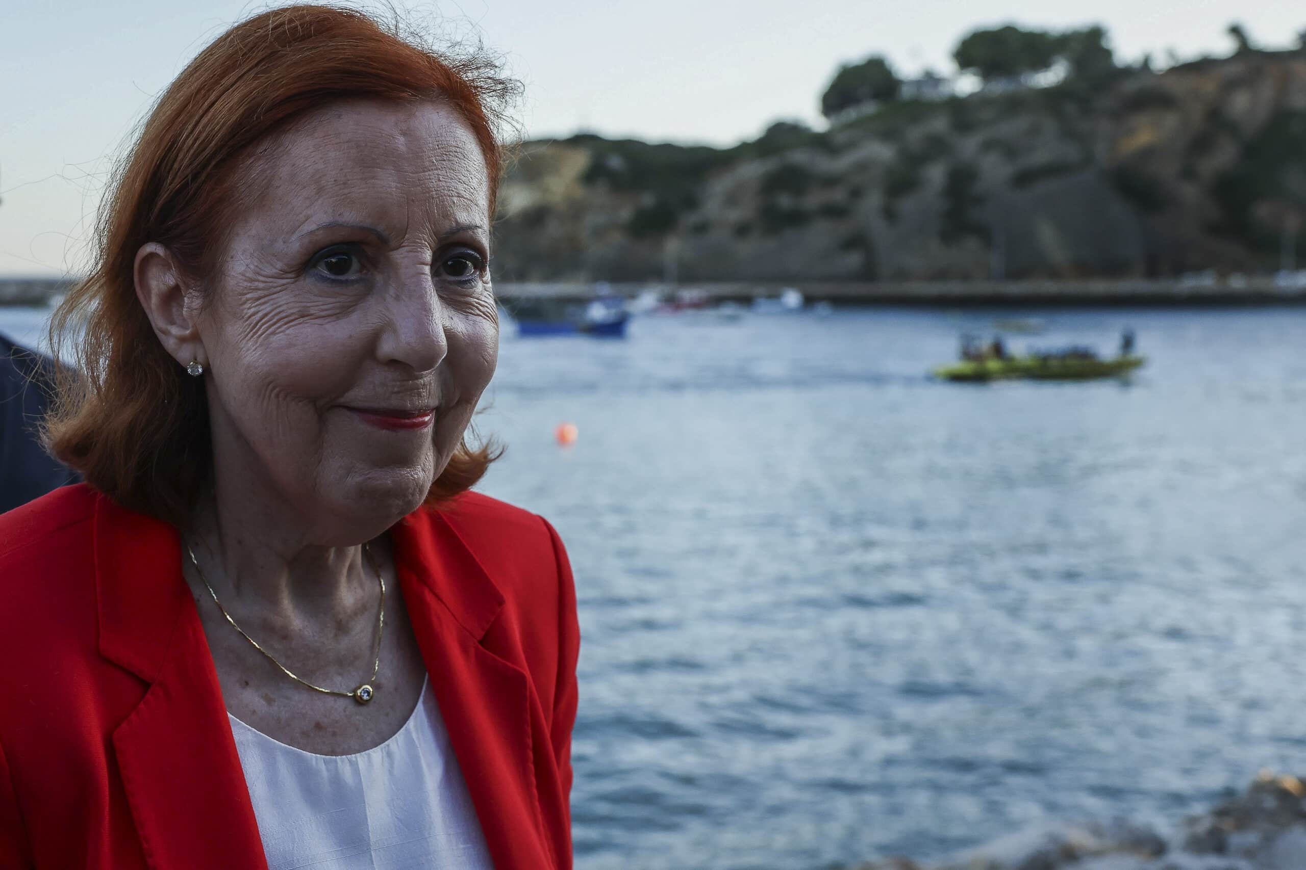 Portugal's minister for environment and energy, Maria da Graça Carvalho, during the ceremony to present the Algarve Reef - Pedro do Vale Marine Natural Park in Albufeira on Wednesday. Photo: LUÍS FORRA/LUSA