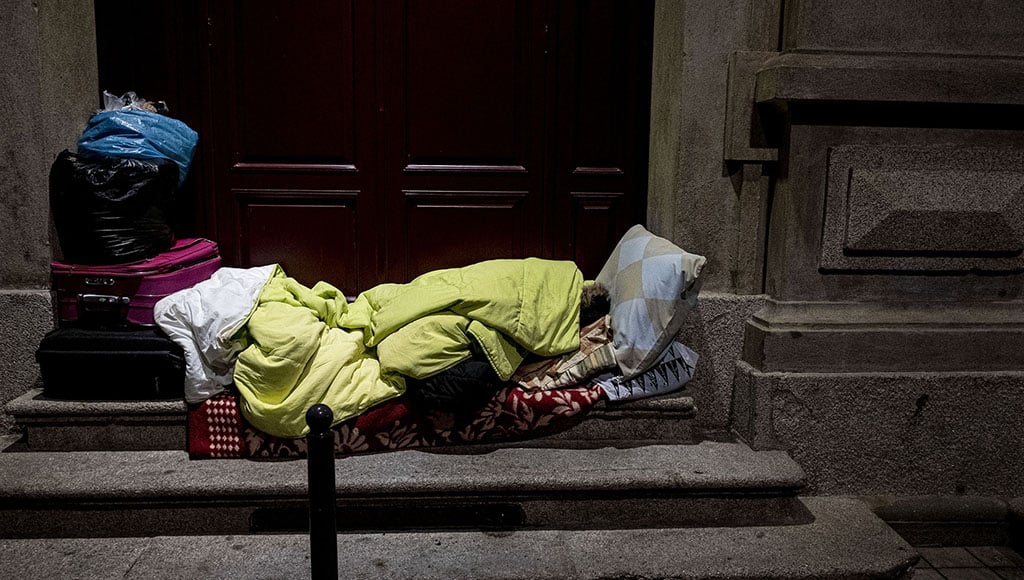 homeless person