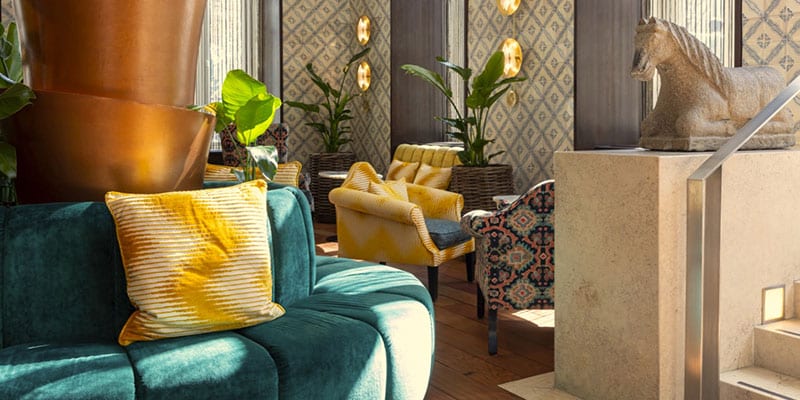 View of the inside of the Heritage Avenida Liberdade hotel|View of the inside of the Heritage Avenida Liberdade hotel in Lisbon