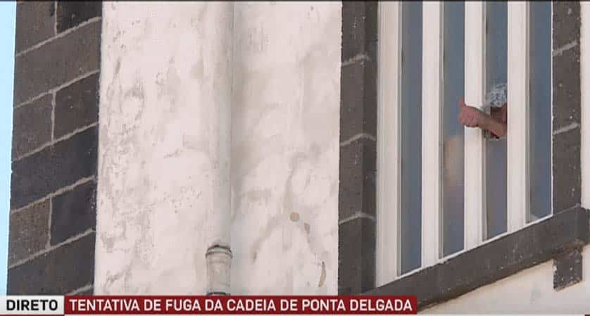 Thwarted prison break in Ponta Delgada, Azores