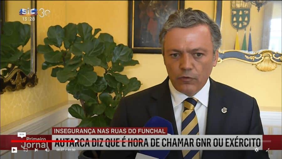 Mayor of Funchal, Madeira, calls for more police, or “bring in the military”
