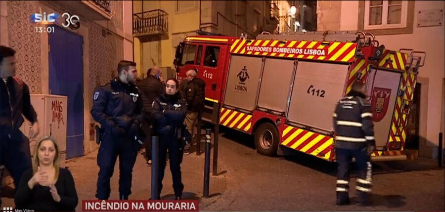 Lisbon firefighters