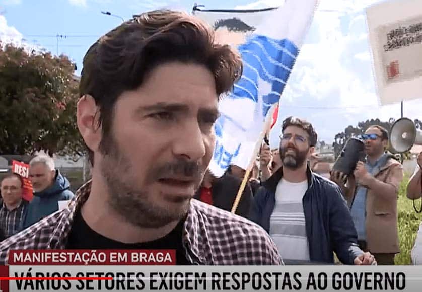 protest in Braga