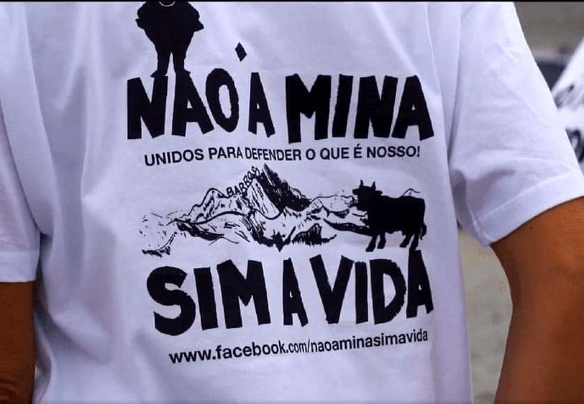 Não à Mina shirt