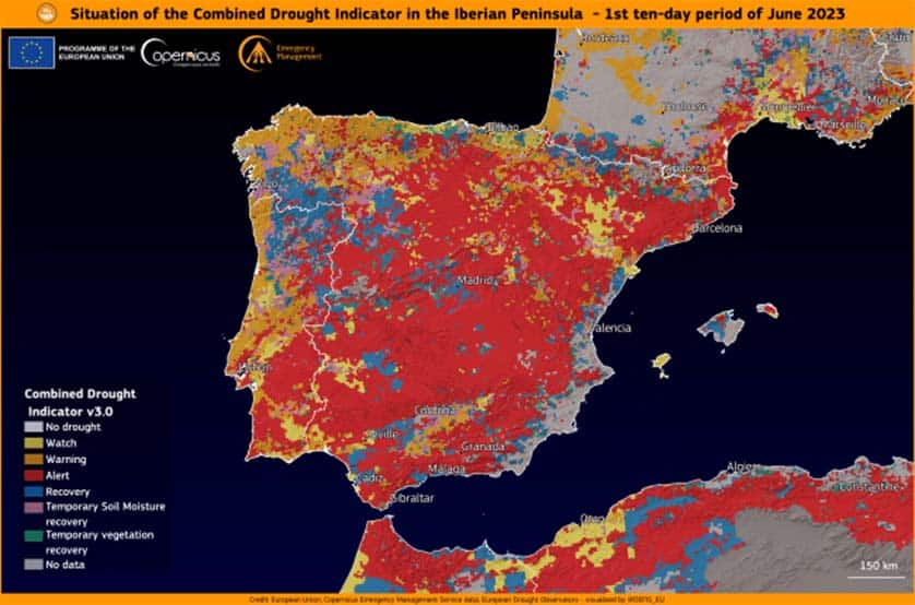Image of the Day, June 28, 2023 - Credit: European Union, Copernicus Emergency Management Service data|