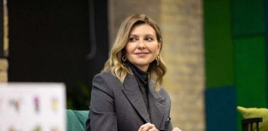 Ukraine’s first lady in Lisbon today