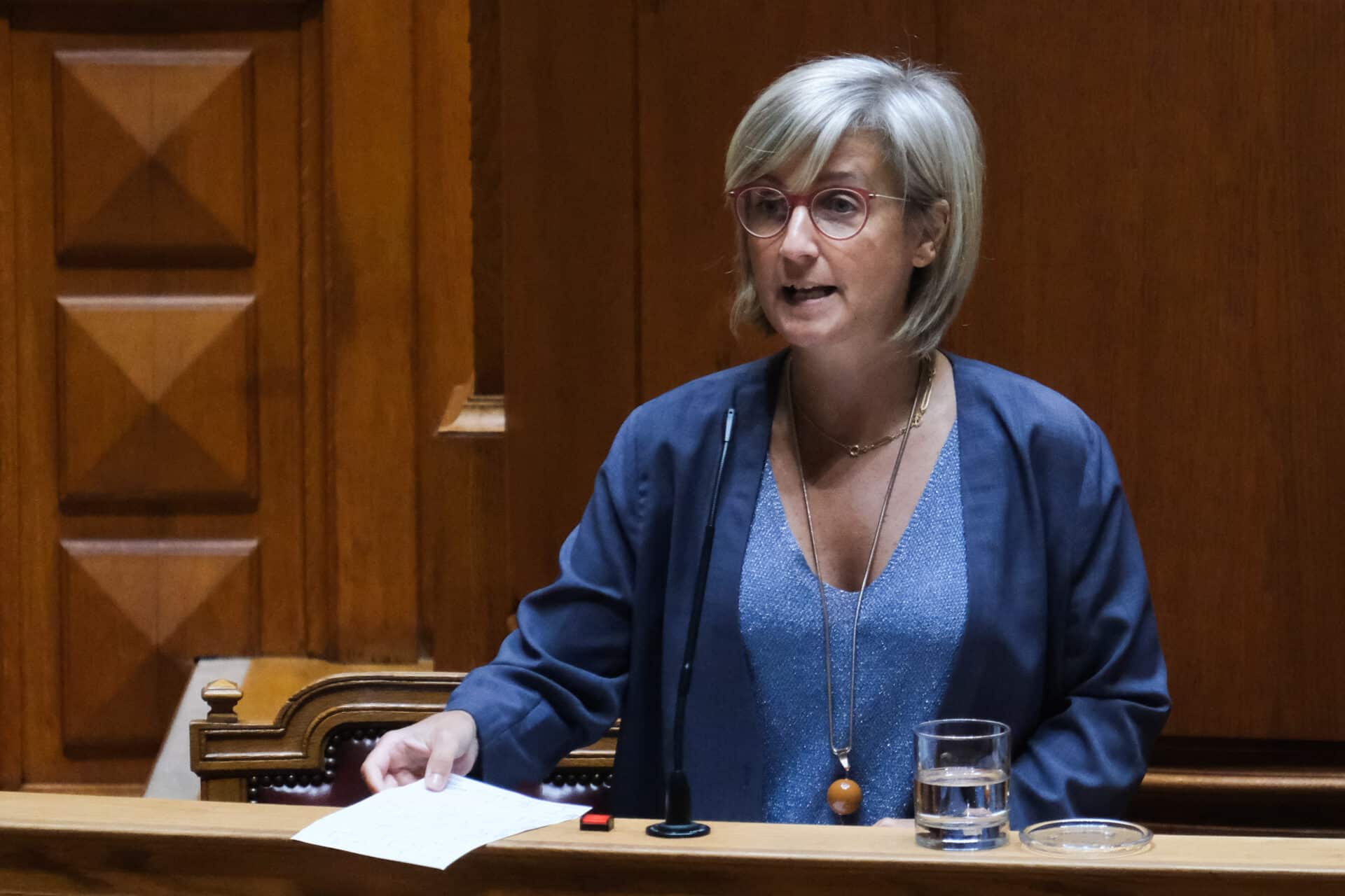 Health minister Marta Temido|