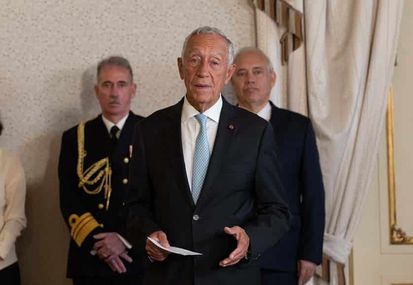 André Jordan honoured by President Marcelo