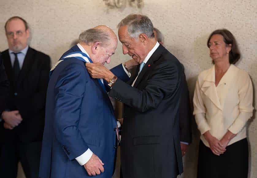 André Jordan honoured by President Marcelo|André Jordan honoured by President Marcelo|André Jordan honoured by President Marcelo|André Jordan honoured by President Marcelo