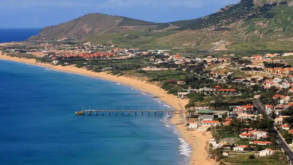 Porto Santo island beach. Image: Octávio Passos/ Lusa|Praia do Porto Santo (Visit Madeira/Henrique Seruca)