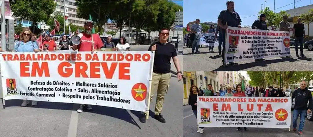 People on strike