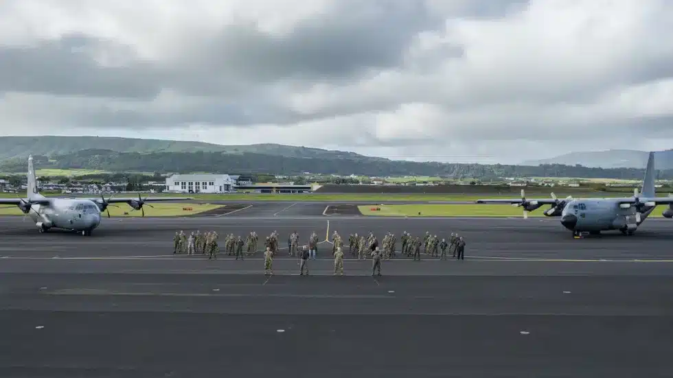 Lajes air base on Terceira Island, Azores: Image: António Araújo/ Lusa
