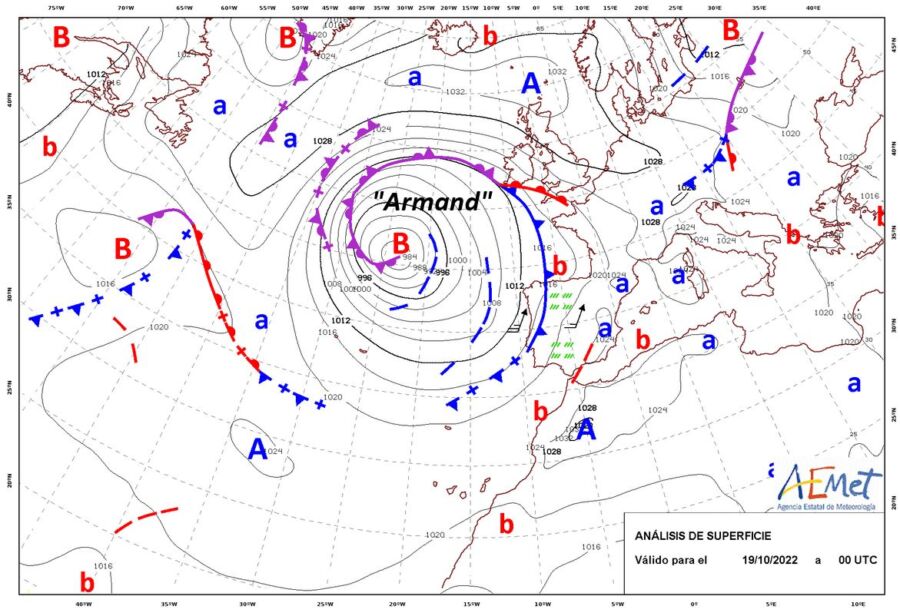 Storm Armand causes flooding and fallen trees