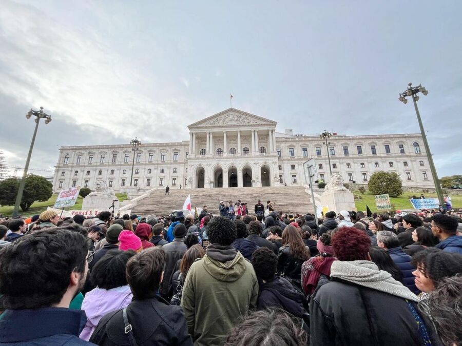 Vida Justa protest in Lisbon