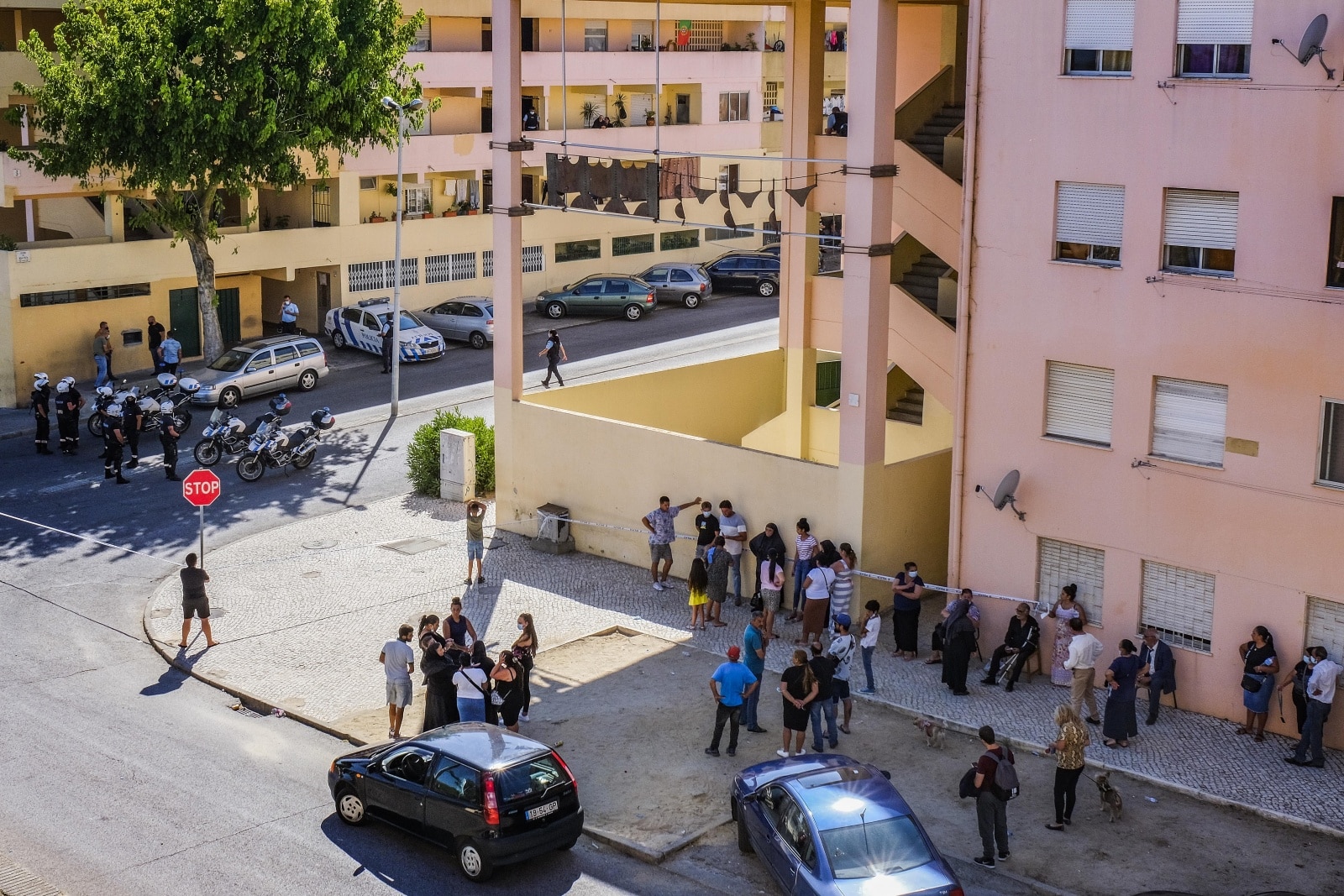Image of the neighbourhood where the shooting took place yesterday: Rui Minderico/ Lusa|