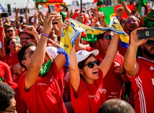 As many as 1.5 million pilgrims from all over the globe were initially forecast.