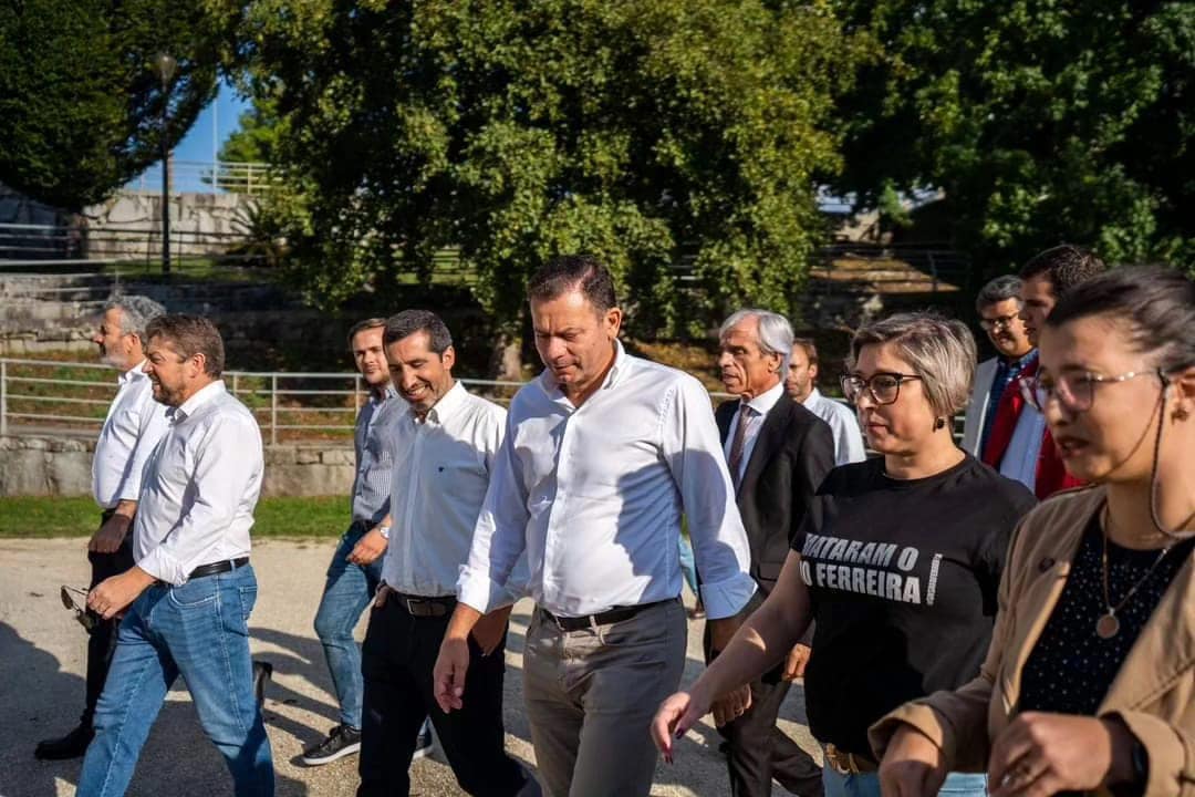 Local people desperate to 'save' River Ferreira explained the issues to Luís Montenegro last year, before he was elected prime minister.
