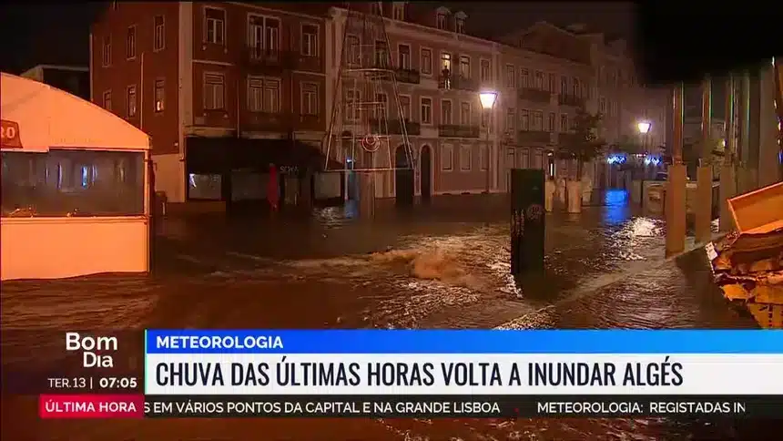 Flooding in Lisbon