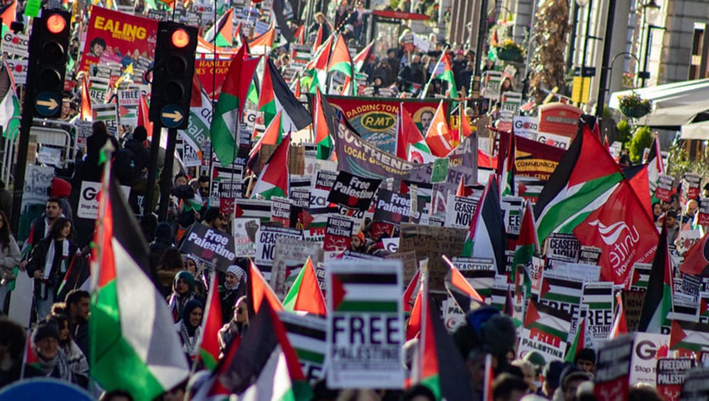 Stop the war demonstration