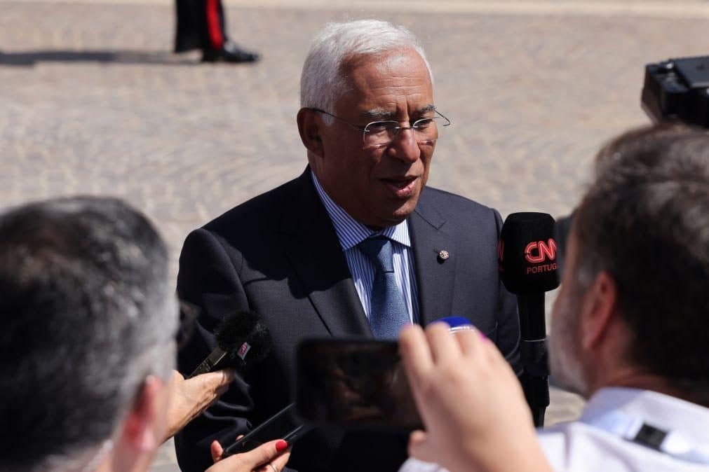 António Costa in Valletta yesterday. Image: Lusa