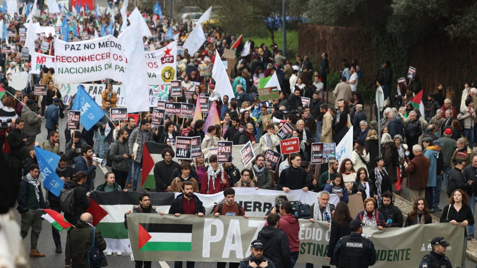 Thousands demonstrate in Lisbon against “genocide in Gaza”