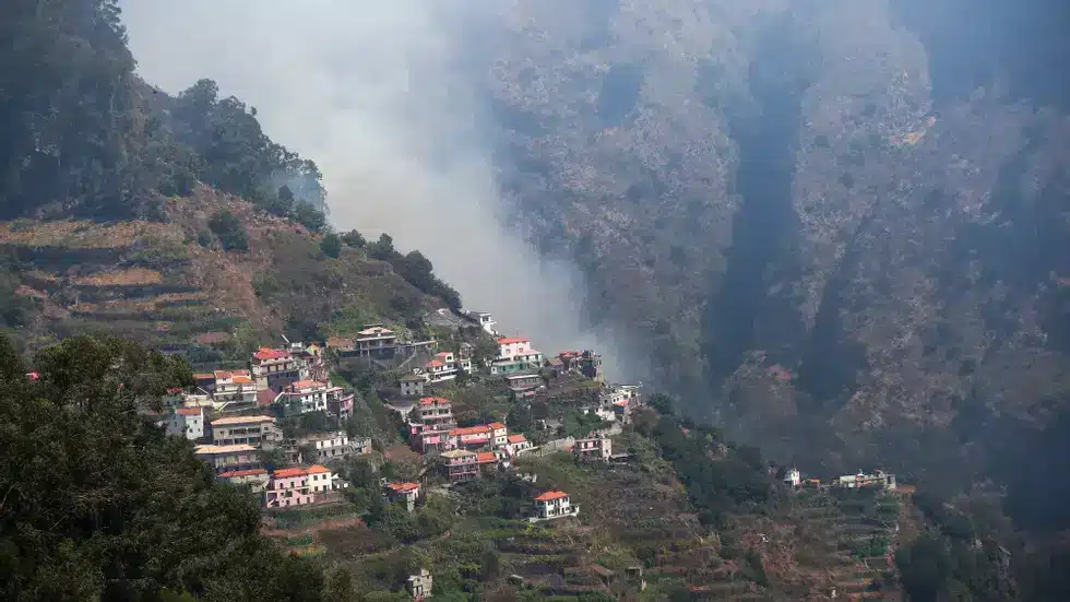 Scenes from the fires: image: Homen de Gouveia/ Lusa