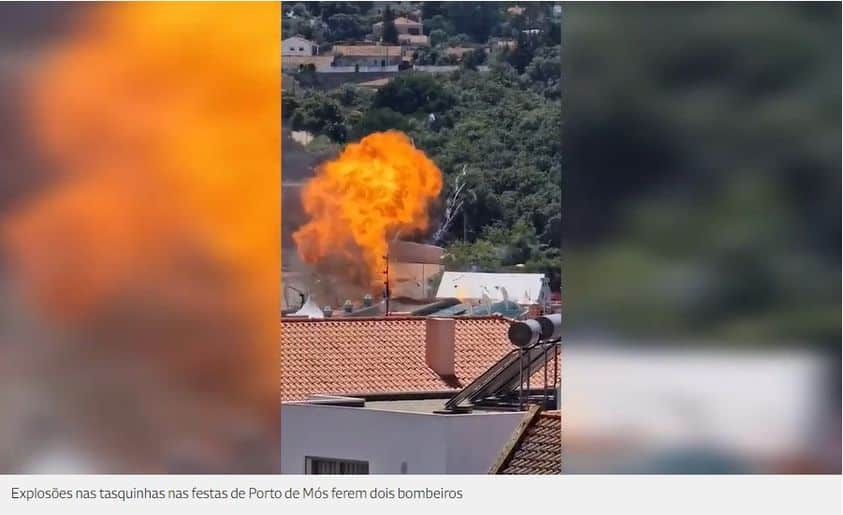 Two firemen hurt, one seriously, following explosion at ‘Festas de São João’