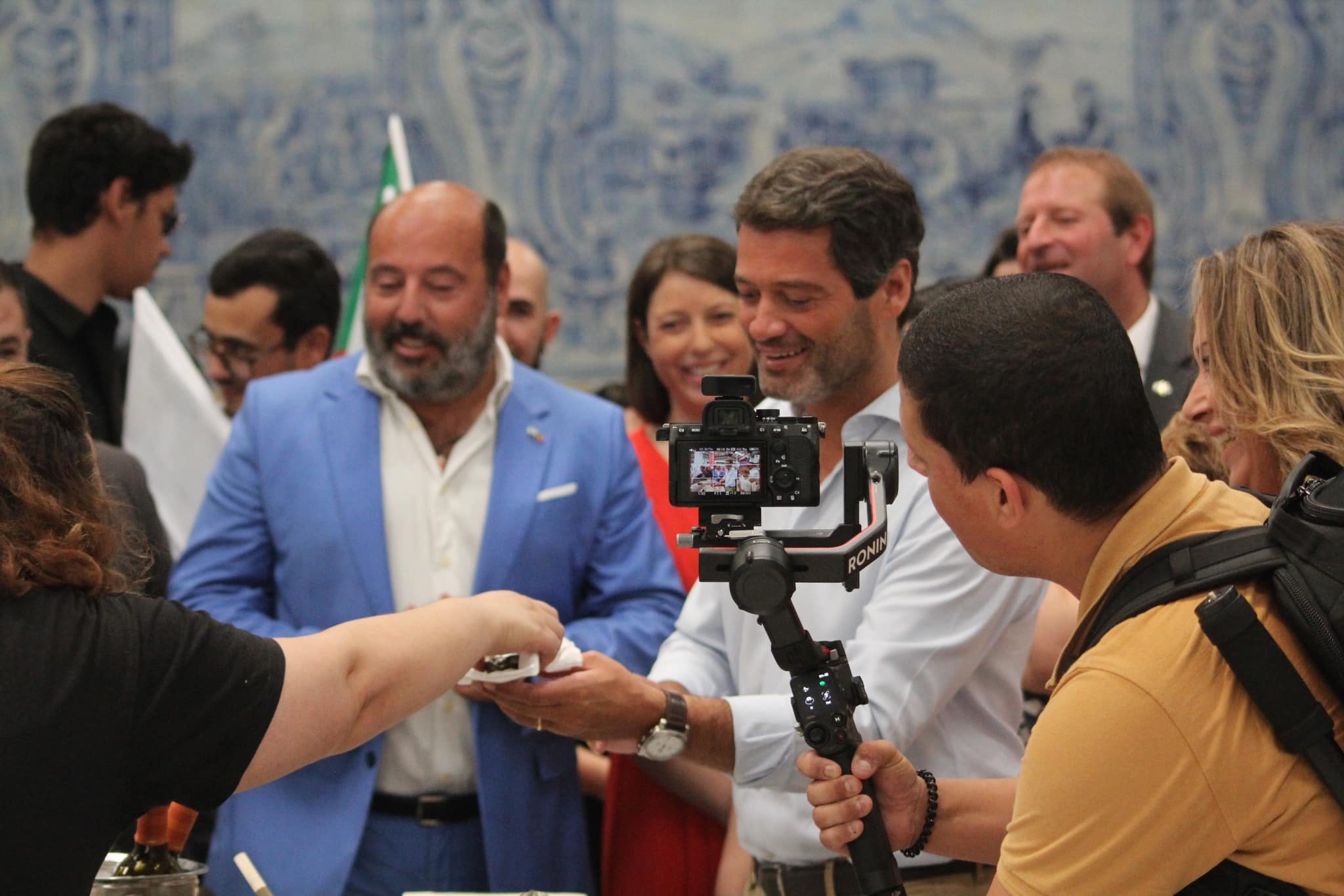 Hoist by their own petard? Image of Pedro Pinto (left) and André Ventura (right) : CHEGA facebook