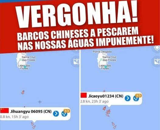 Presence of Chinese boats in Portuguese waters “was false alarm”