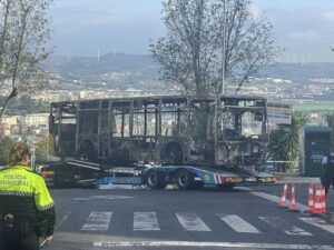 PJ hone in on arsonists who torched bus with driver inside