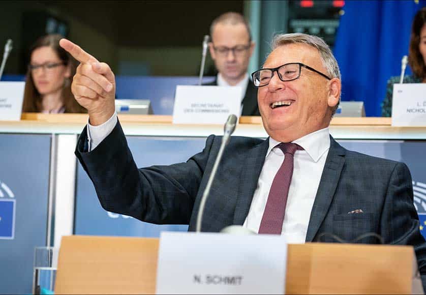 Nicolas Schmit's full title is European Commissioner for Jobs and Social Rights. Image: Gabor Kovacs - Flickr/ European Parliament