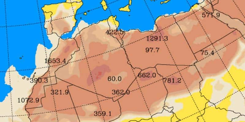 Dust clouds travel over from North Africa to Portugal