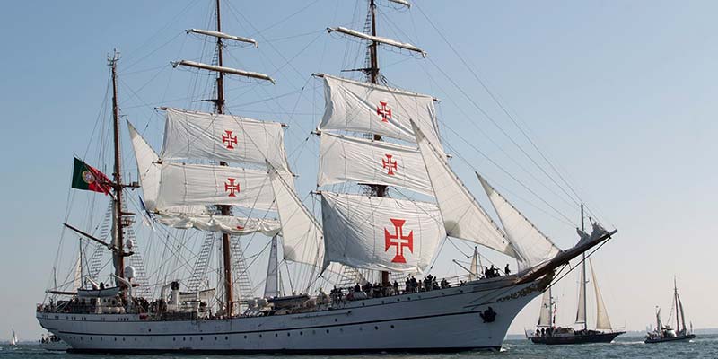 NRP Sagres on first leg of “historic, unrepeatable” round-the-world voyage