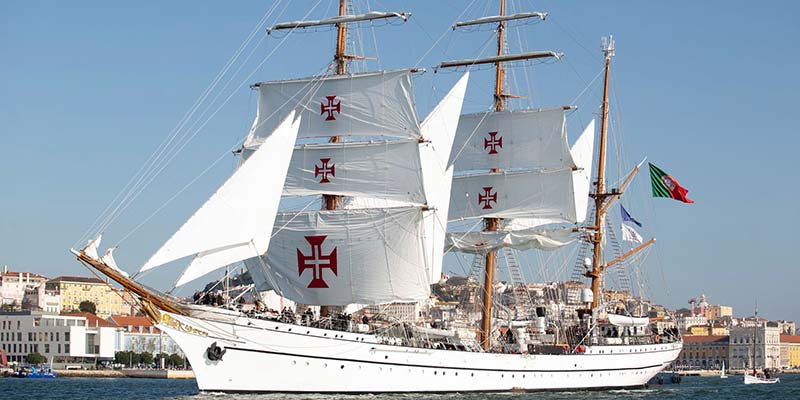 NRP Sagres on first leg of “historic, unrepeatable” round-the-world voyage
