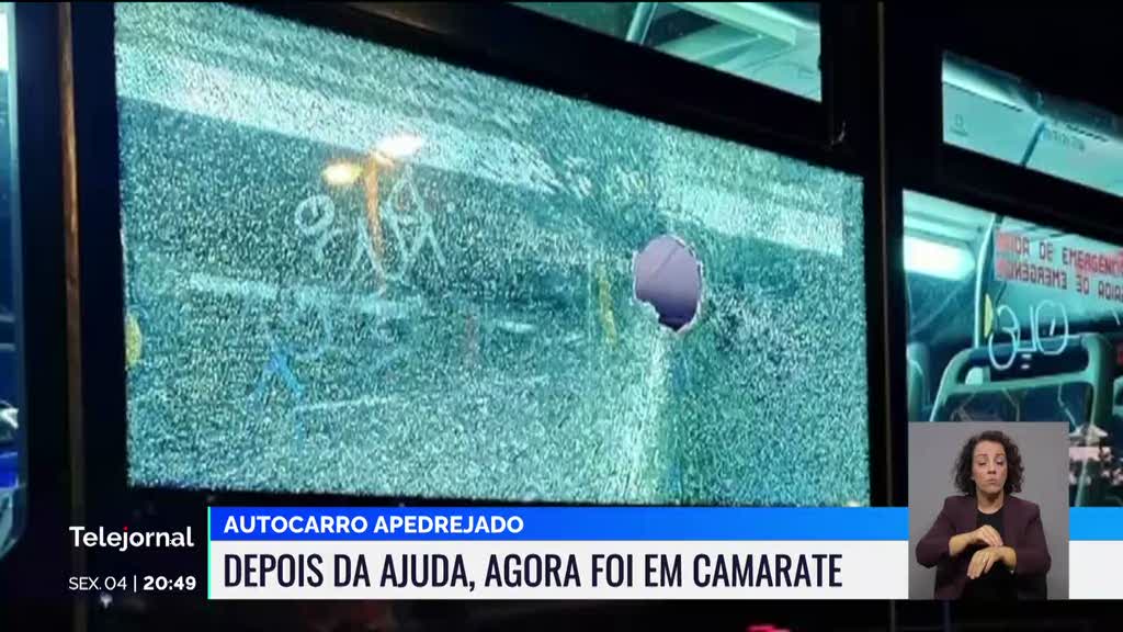 Fourth bus stoned in Lisbon; locals say they are frightened to use public transport