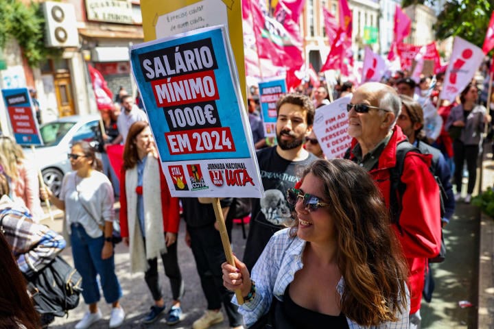 Thousands gather in Lisbon to commemorate ‘Labour Day’