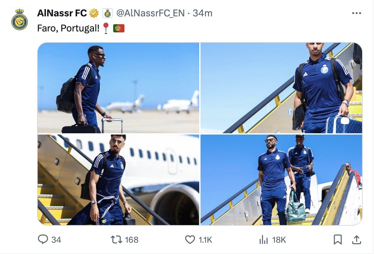 Al Nassr in the Algarve