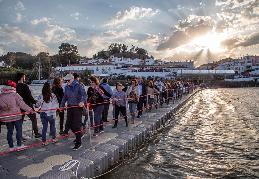 Alcoutim floating bridge