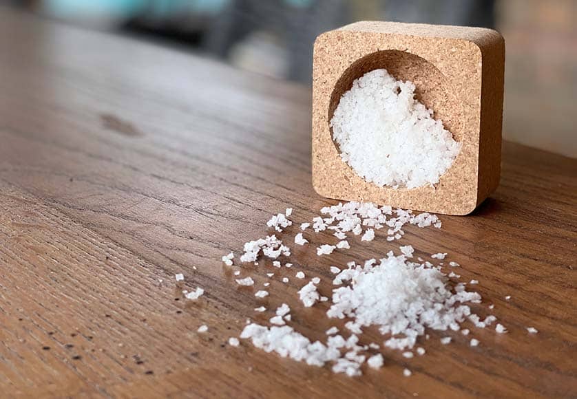 Algarve Fleur de Sel|Variety of Salt|Waiting for Chef Henrique Fogaça to sign my copy of his book "O Mundo Do Sal”