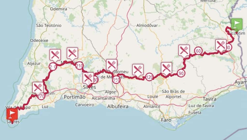 Algarviana-Utra-Trail-Map